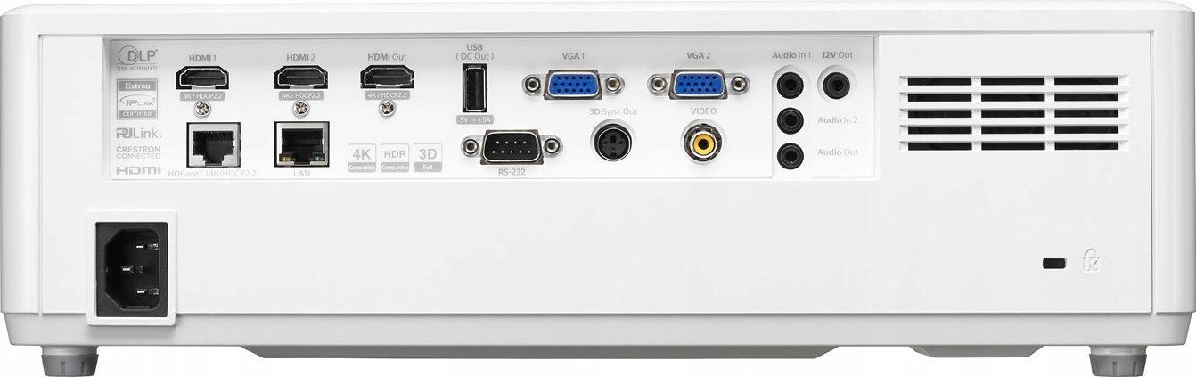 Projektor Optoma ZU707T, WUXGA, DLP, i bardhë