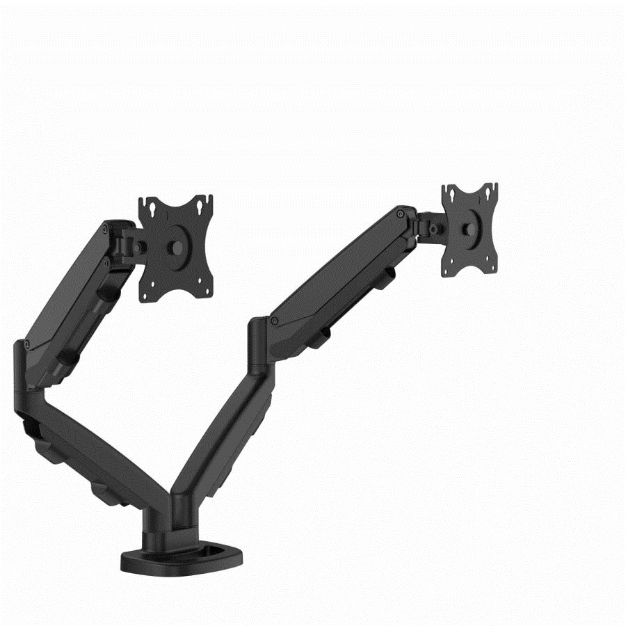 Mbajtëse tavoline për dy monitorë Fellowes Eppa, 23-32", 8kg, e zezë