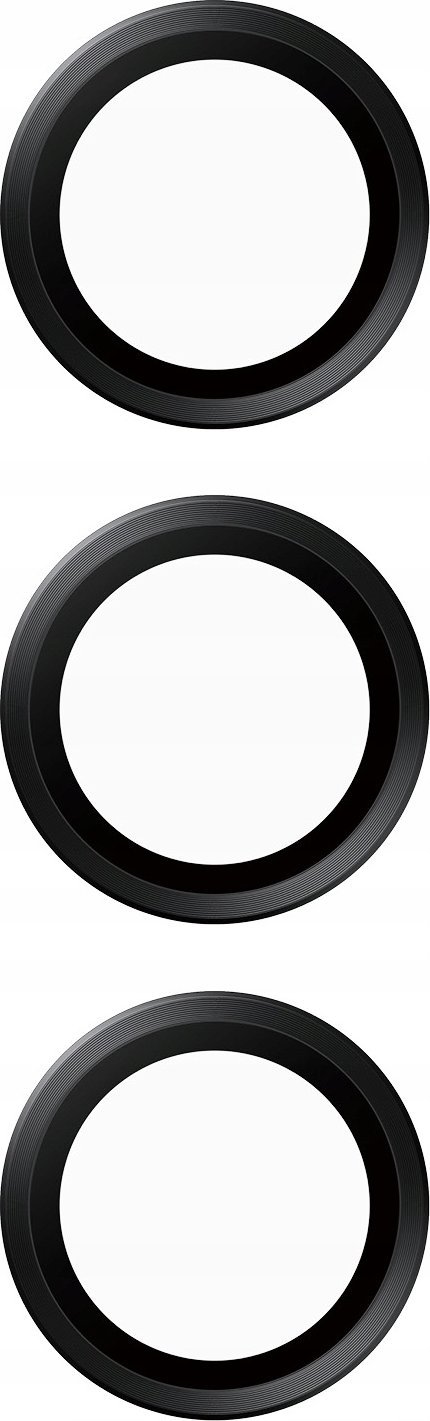 Mbrojtës lente PanzerGlass Samsung Galaxy A55 Hoops, set unazash, i zi