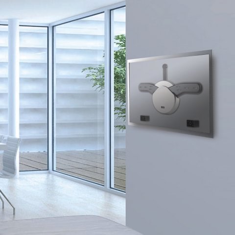 Mbajtëse muri për TV Maclean MC-877, 23-55", 40 kg, e zezë