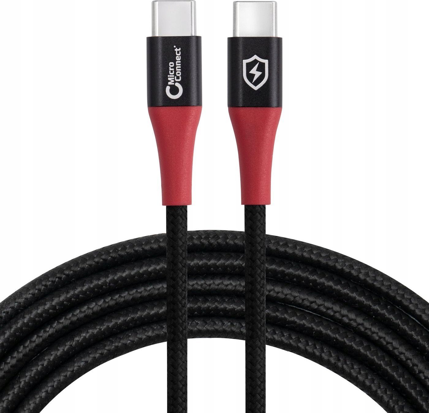 Кабел USB MicroConnect USB-C во USB-C, 1.5 m, 3A, црн