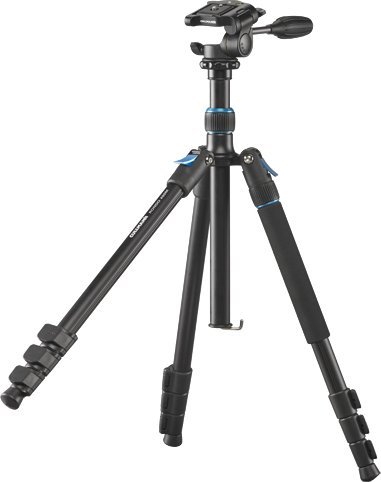 Tripod Cullmann Rondo 460M RW20, lartësi 41-157.5 cm, kapacitet 4 kg, i zi