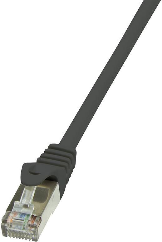 Kabllo rrjeti LogiLink Patchcord, CAT 6, F/UTP, EconLine, 7.5m, e zezë