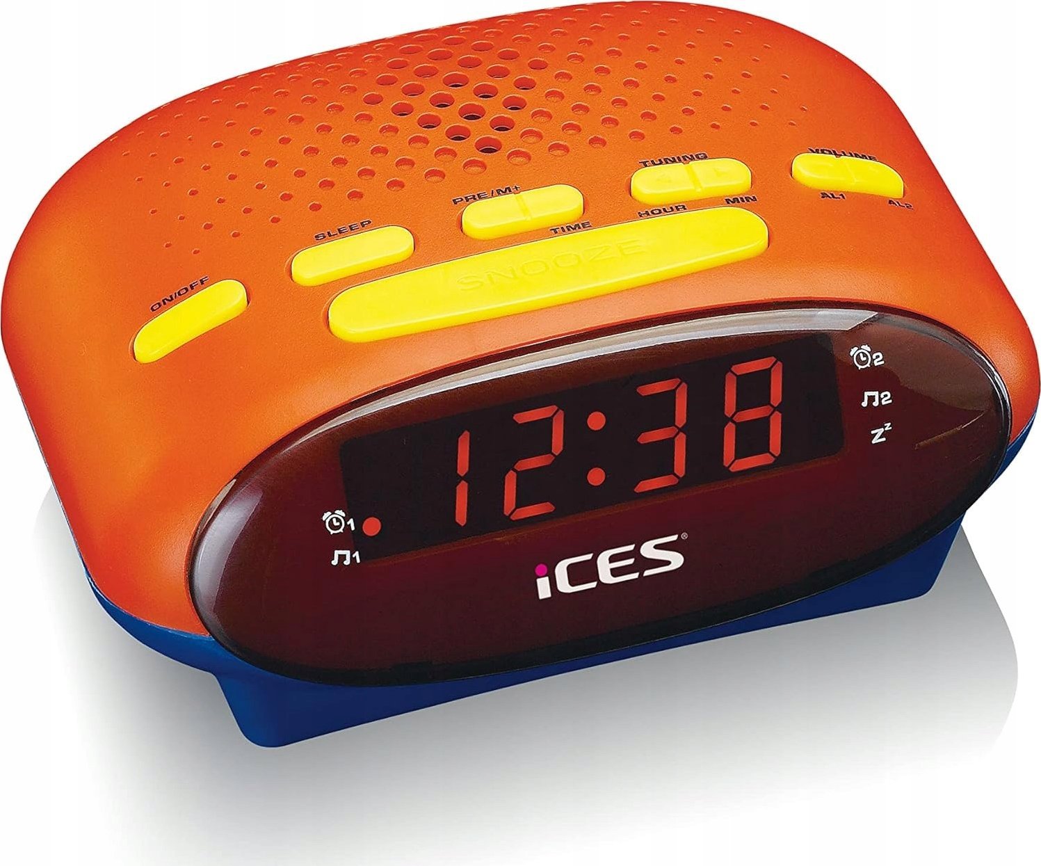Radio orë Lenco ICR-210, FM, alarm, për fëmijë