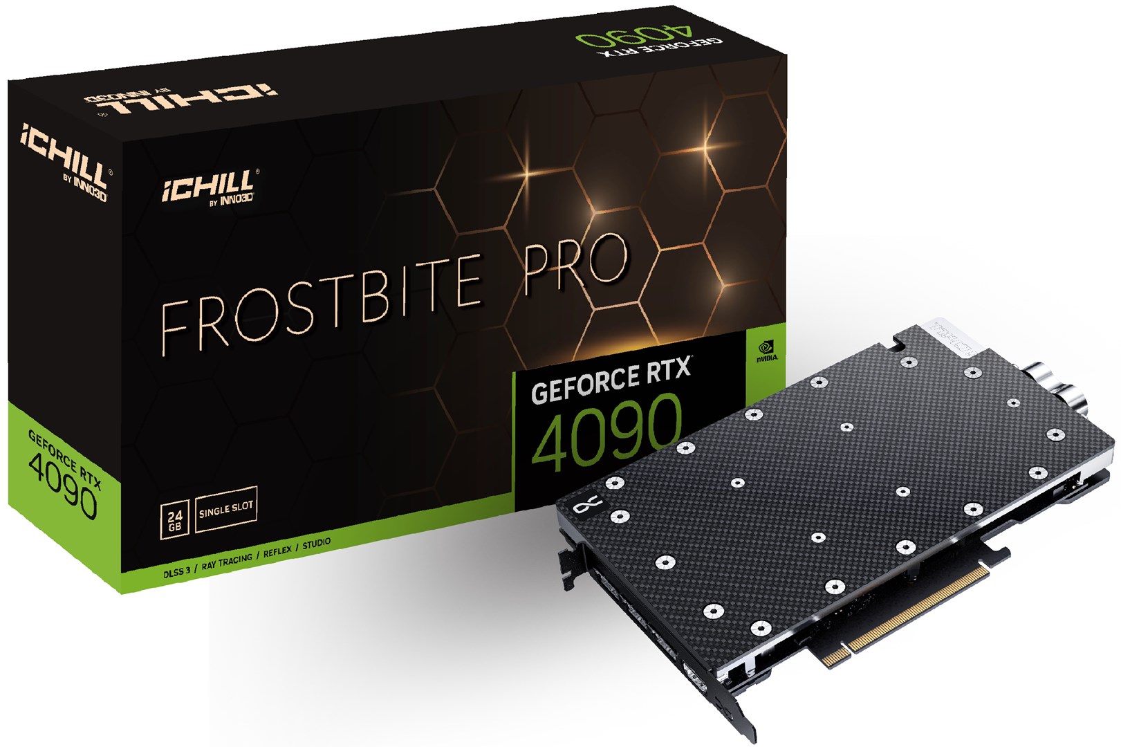 Kartë grafike Inno3D iChill NVIDIA GeForce RTX 4090, 24 GB GDDR6X