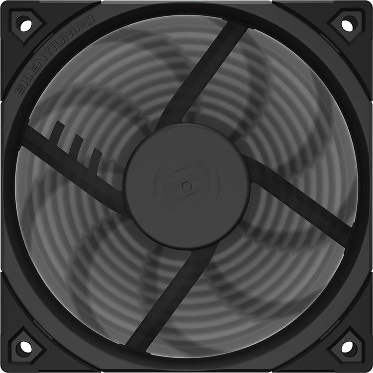 Ventilator ftohës SilentiumPC Fluctus 120 PWM (SPC316), 120mm, i zi