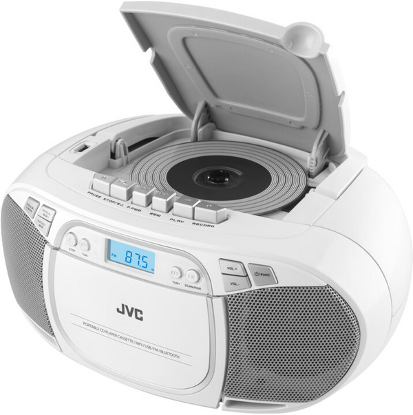 Radio JVC RC-E451W, e bardhë