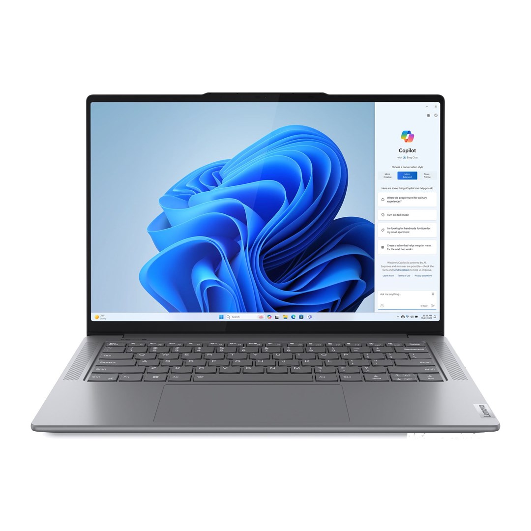 Laptop Lenovo Yoga Slim 7, 14", Intel Core Ultra 5, 16GB RAM, 1TB SSD, i hirtë