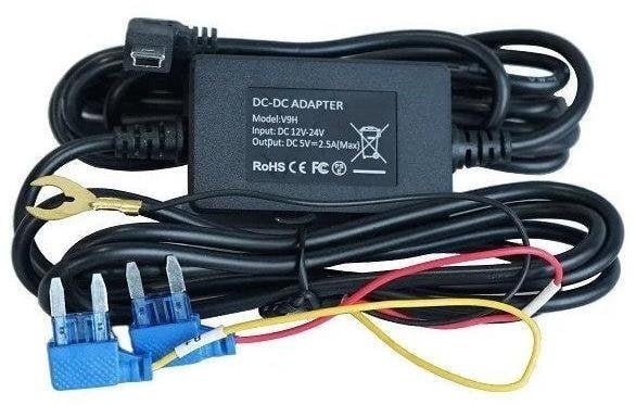 Kit hardwire për kamera makine V9H, furnizim i vazhdueshëm, universale