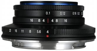 Objektiv Laowa 10mm f/4 Pancake për Nikon Z, APS C, i zi