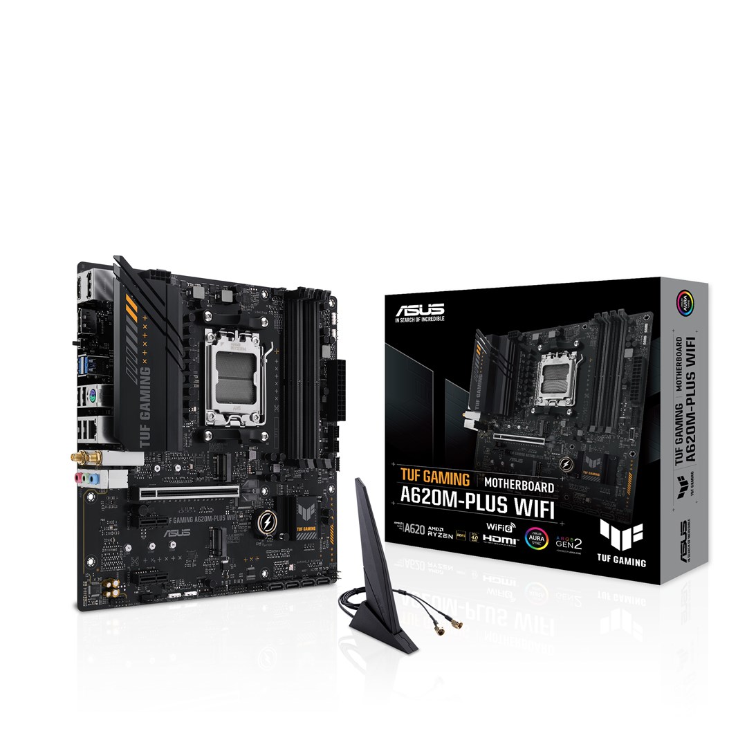 Pllakë amë ASUS TUF Gaming A620M-PLUS WiFi AMD A620 Socket AM5 micro ATX
