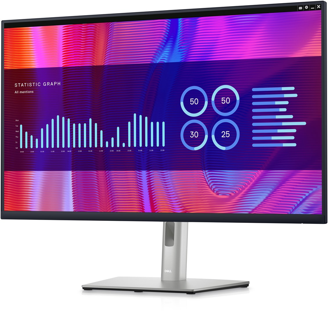 Monitor DELL P Series, 31.5", 2560 x 1440, i zi