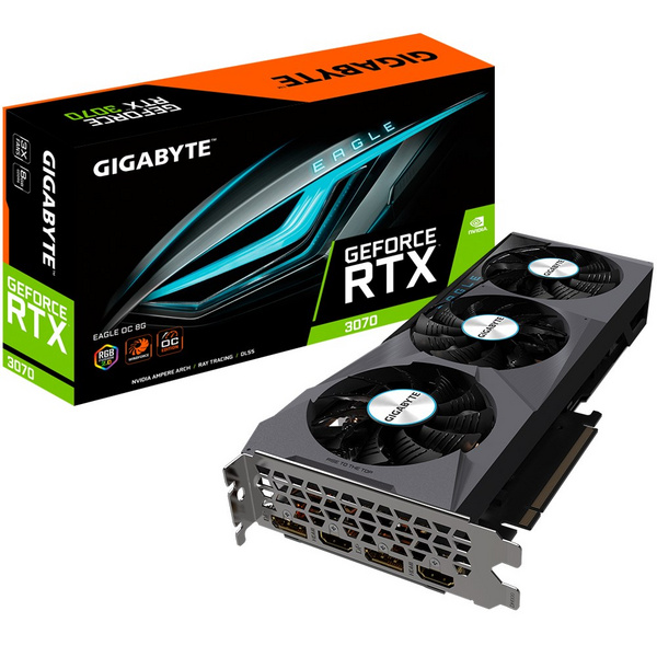 Kartelë grafike Gigabyte GeForce RTX 3070 Eagle OC, 8GB GDDR6