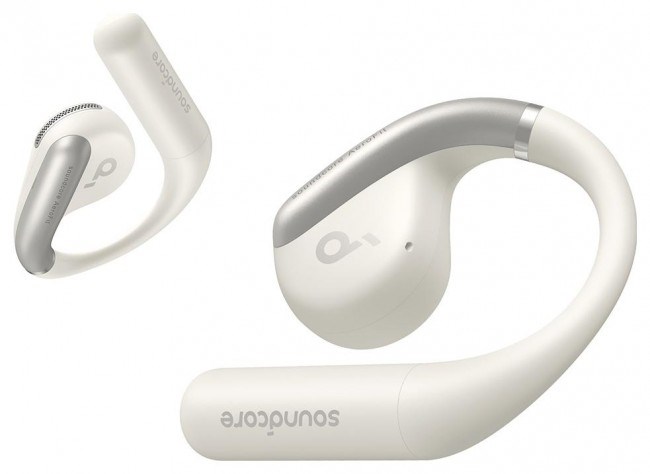 Kufje Anker Soundcore AeroFit, in-ear, IPX7, të bardha