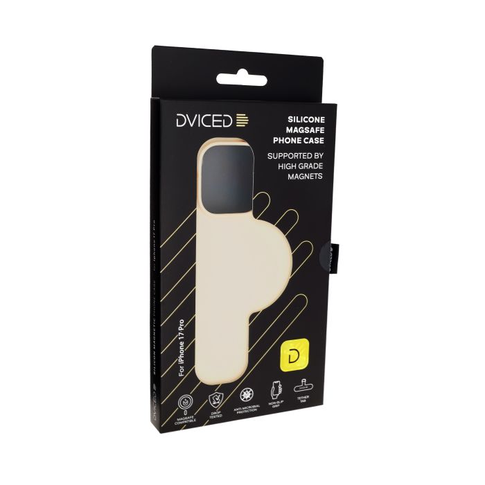 Dviced Silicone MagSafe iPhone 17 Pro Case, Beige