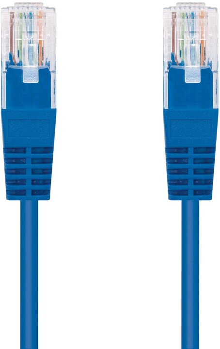 Kabllo C-TECH UTP, Cat5e, 3m, e kaltër