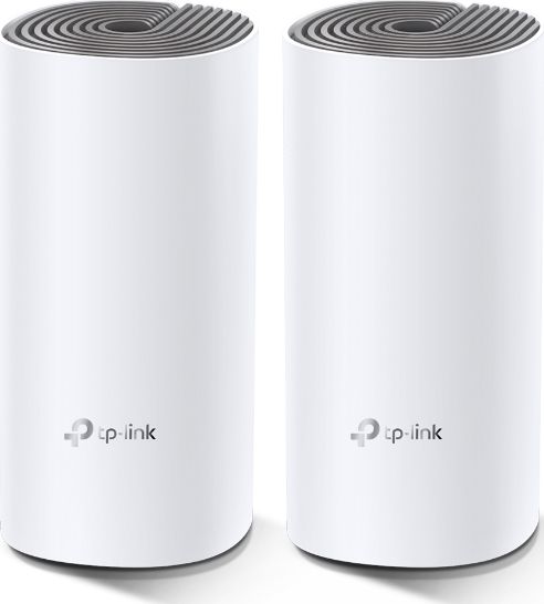 Ruter TP-Link Deco E4, 2 copë, Wi-Fi 5, i bardhë