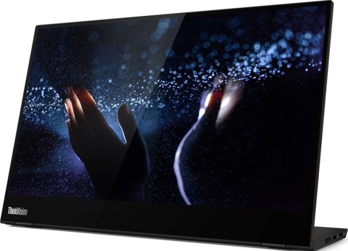 Пренослив монитор Lenovo ThinkVision M14t, 14\" Full HD, на допир, црн