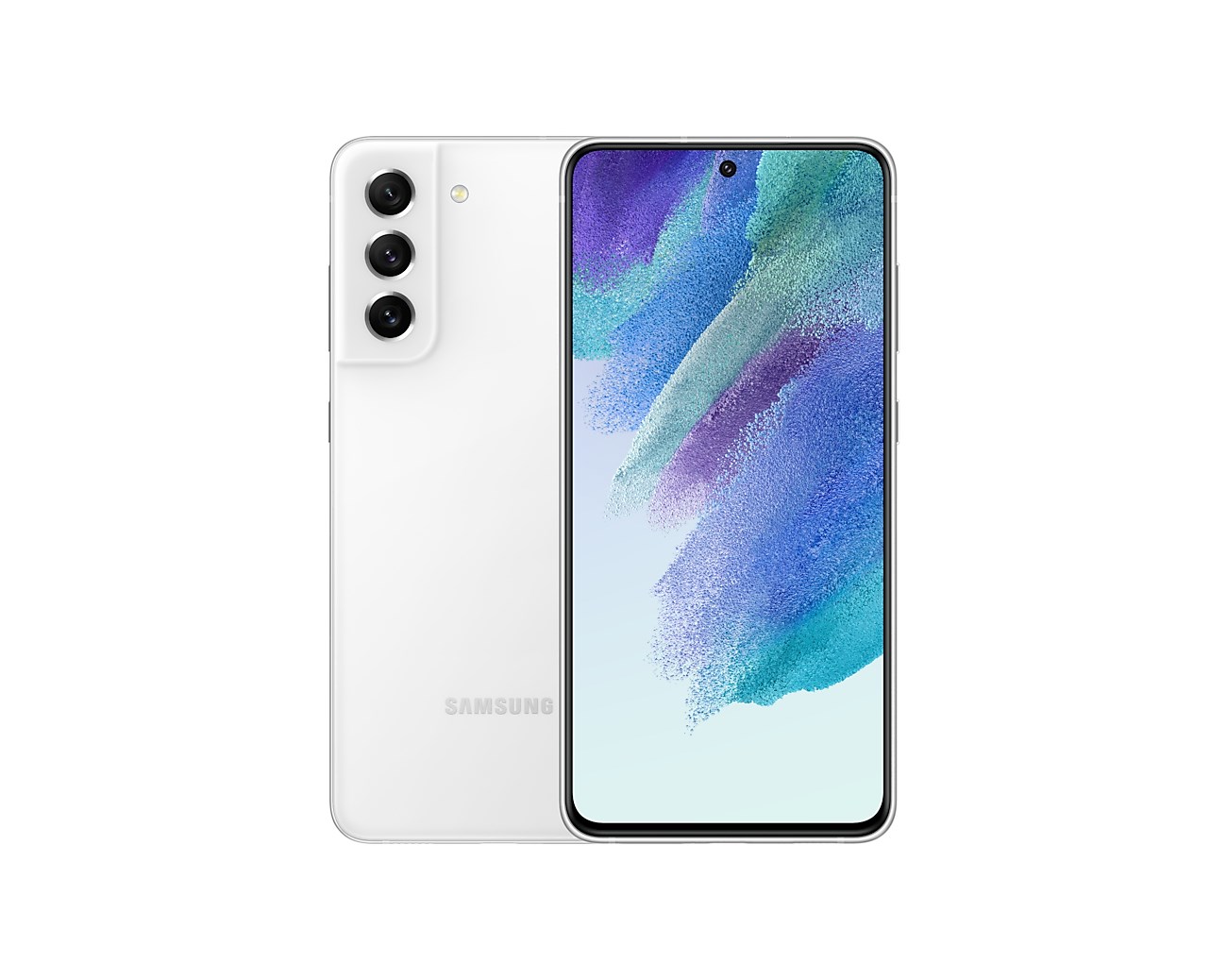 Мобилен телефон Samsung Galaxy SM-G990B, 6.4\", 128GB, 6GB RAM, 5G, бел