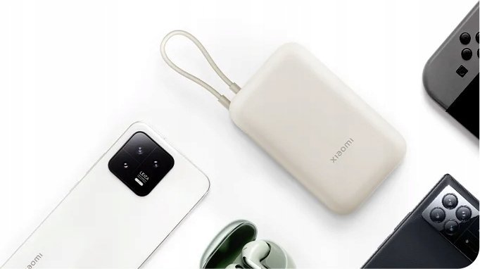 Powerbank Xiaomi 10000mAh, karikim i shpejtë, USB C, blu