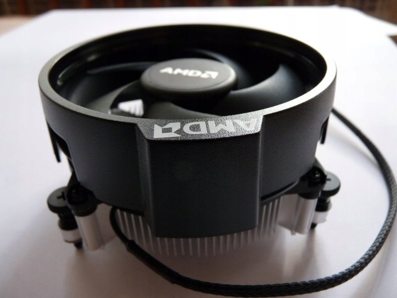 Ладилник за процесор AMD 712-000071, за Ryzen 3 5 7, приклучок AM4, црн