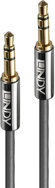 Kabllo audio Lindy, 2x Jack 3.5 mm, 2m, e argjendë