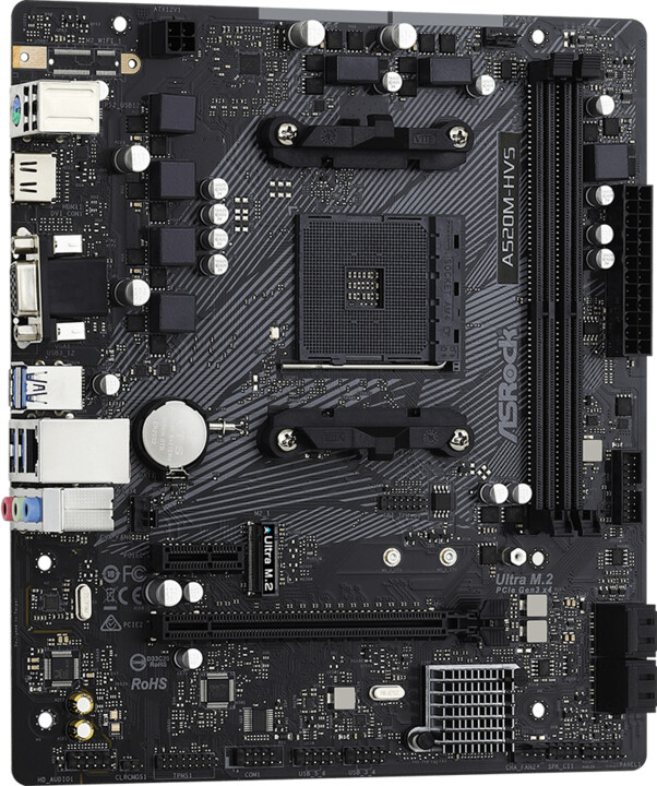 [OUTLET] Pllakë amë ASRock A520M-HVS - AMD A520