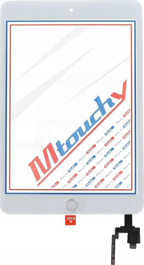 Set riparimi MUSTTBY për iPad Mini 3, touch screen, buton Home, i bardhë