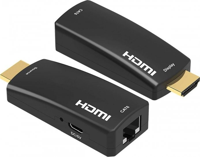 HDMI extender PremiumCord, deri 50 m mbi Cat5e 6, Full HD 1080p, i zi