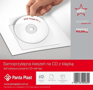 Xhep самолеплив за CD Panta Plast, PVC, 120x120mm, сет 10 парчиња