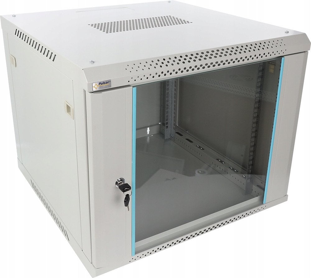 Kабинет рек пулсар RWA966 G, 9U 19\", 600x600 mm, сив