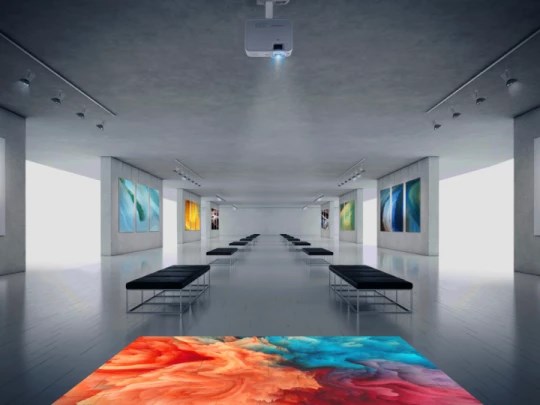 Projektor ViewSonic LS510W, WXGA, LED, i bardhë