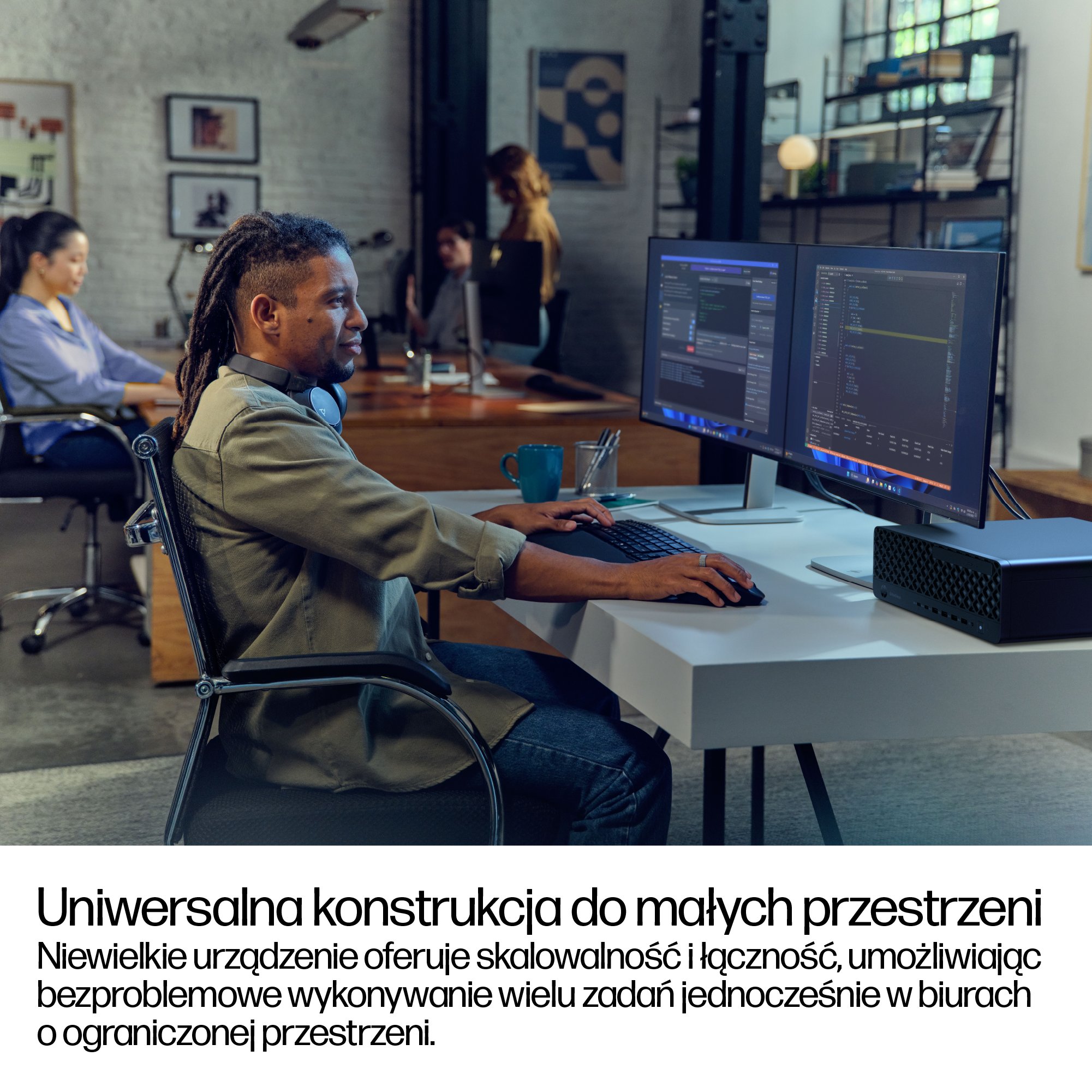 Kompjuter desktop HP EliteDesk 8 SFF G1i, Intel Core Ultra 7, 16GB RAM, 1TB SSD, i zi