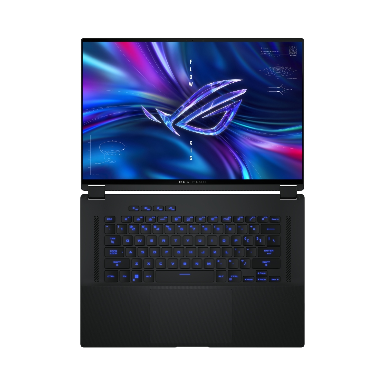 Laptop ASUS ROG Flow X16, 16", QHD, Intel i9-13900H, 32GB RAM, 2TB SSD, RTX 4070, i zi