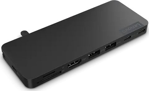 Stacion lidhës Lenovo, USB-C, HDMI, i zi