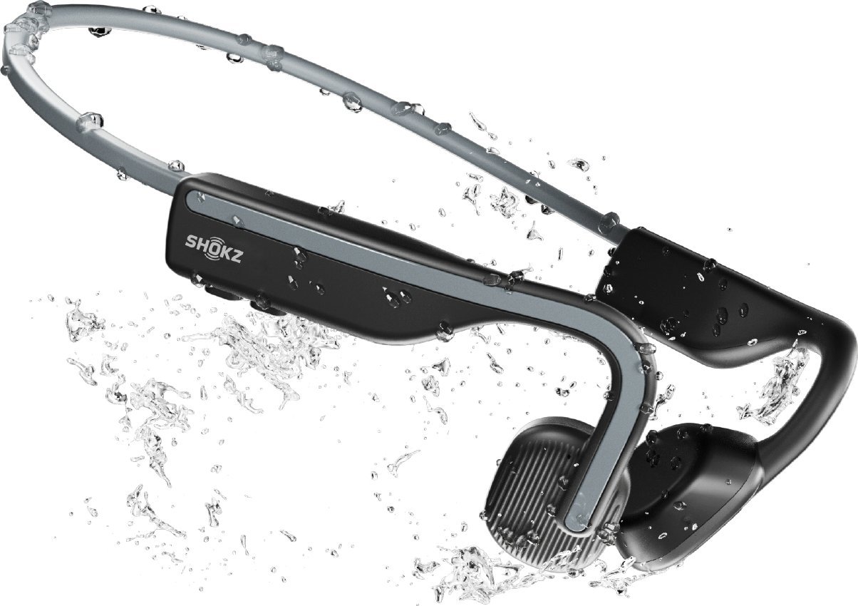 Kufje sportive Shokz OpenMove, wireless, Bluetooth, gri