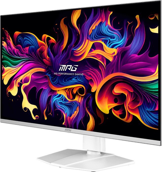 Гејминг монитор MSI MPG 321URXW QD OLED, 31.5\", 4K Ultra HD, бел