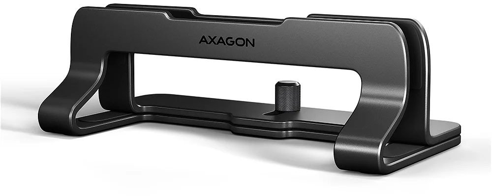 Qëndrim vertikal për laptop dhe tabletë Axagon STND-VB, për pajisje 10" deri 17.3", metalik, i zi