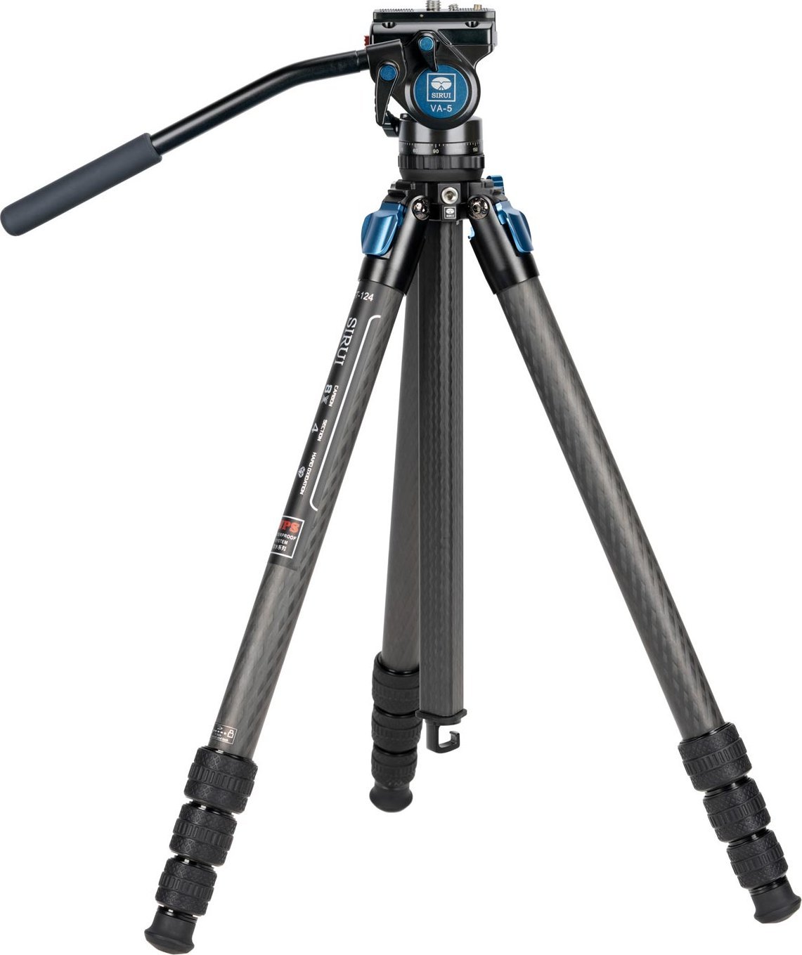 Tripod video Sirui ST-124 VA-5, karbon, 158 cm, i zi