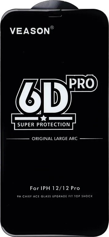 Mbrojtëse ekrani Veason 6D Pro, për Samsung Galaxy A05s, xham i kalitur 0.3mm, e zezë