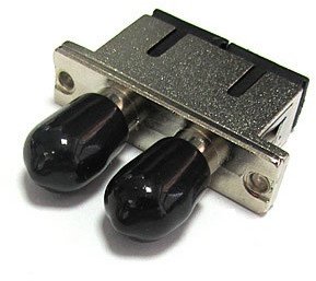 Adapter fibër optike SC UPC në ST UPC, Duplex, Single Mode