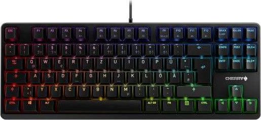 Tastierë CHERRY G80-3000N RGB TKL, mekanike, QWERTZ gjerman, e zezë