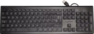 Tastierë KeySonic KSK-8006MU-B, me kabllo USB, layout italian, e zezë