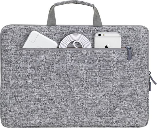Çantë laptopi RivaCase Anvik 7915, 15.6", material rezistent ndaj ujit, gri