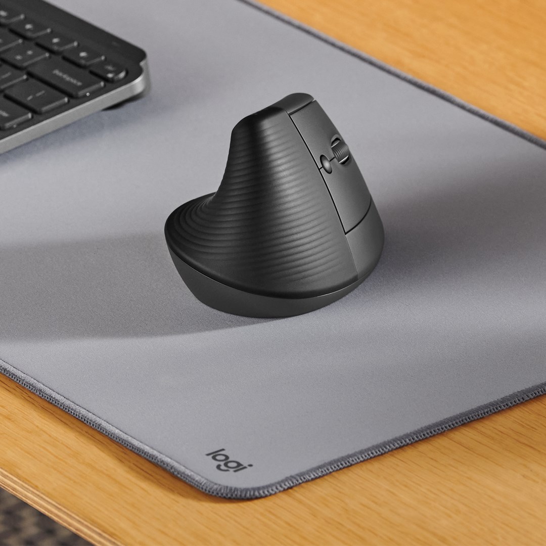 Maus Logitech Lift, RF Wireless + Bluetooth, ergonomik, i hirtë