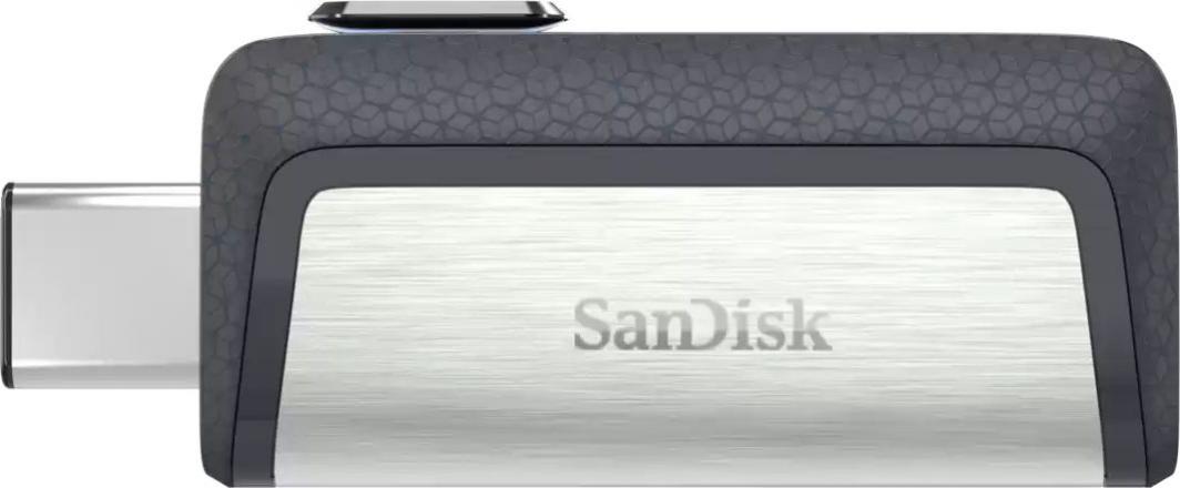 Disk SanDisk Ultra Dual Drive Pendrive, 64 GB, i hirtë