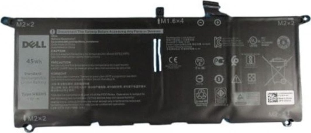 Bateri për laptop Dell, 45WHR, 4 qeliza
