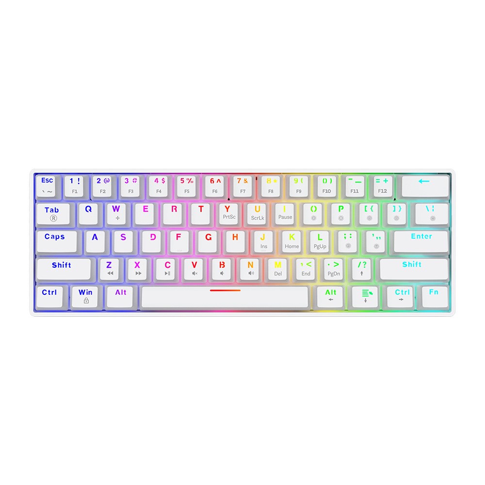 Tastierë mekanike Savio WHITEOUT X2, OUTEMU Brown, 60%, RGB, e zezë