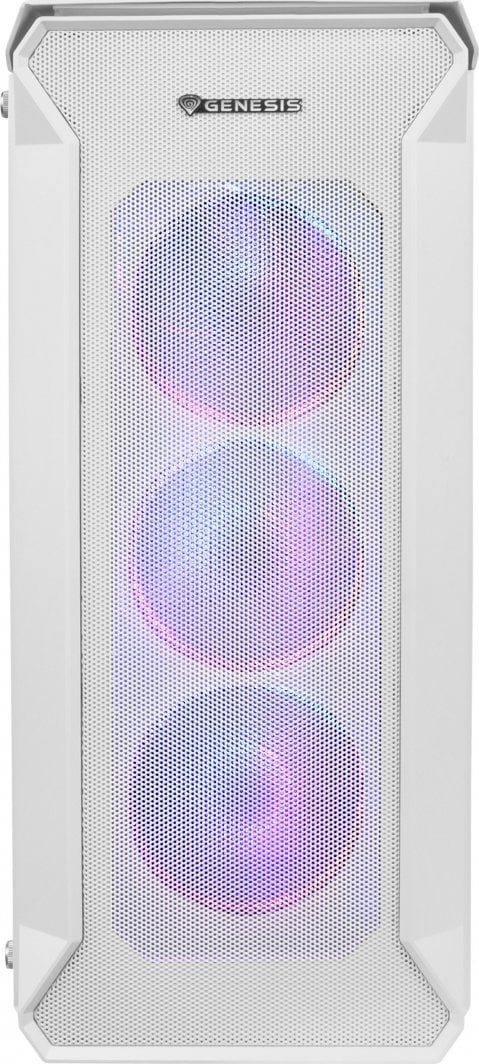 Куќиште за компјутер Genesis Irid 505 ARGB V2, бела боја