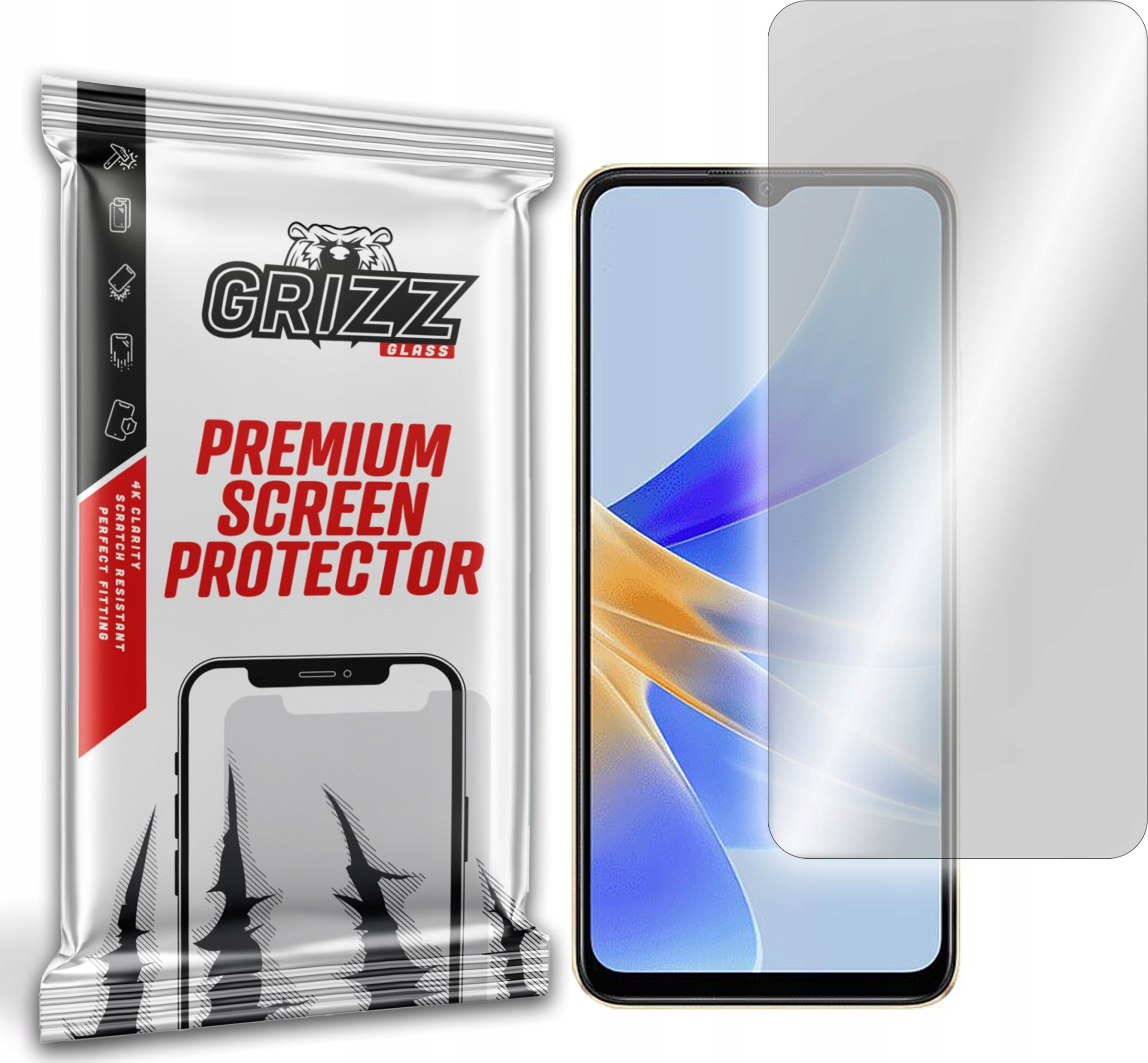 Fletë mbrojtëse GrizzGlass Hydrofilm për Oppo A17k, hydrogel, transparente